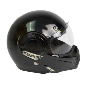 ByCity 180 Tech Full Face Flip Helmet - Gloss Black R22.06 - Salt Flats Clothing