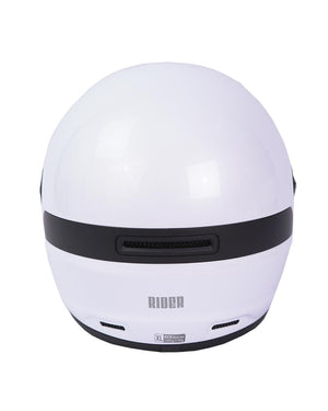 ByCity Rider Full Face Helmet - White R22.06 - Salt Flats Clothing