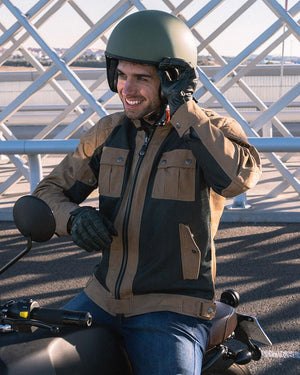 ByCity The City Open Face Helmet R22.06 - Matte Green - Salt Flats Clothing