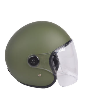 ByCity The City Open Face Helmet R22.06 - Matte Green - Salt Flats Clothing