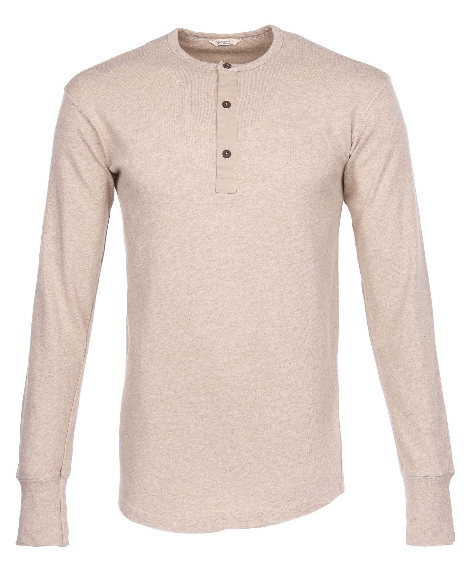 Pike Brothers 1927 Henley Shirt - Oatmeal - Salt Flats Clothing