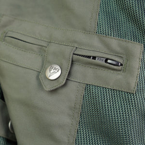 ByCity Summer Route Men's Motorcycle Jacket - Green - Salt Flats Clothing