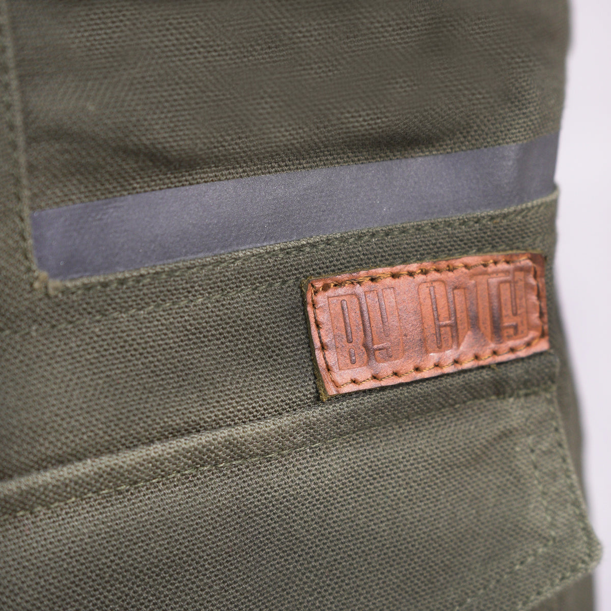 ByCity Zambia Men's Motorcycle Jacket - Green - Salt Flats Clothing