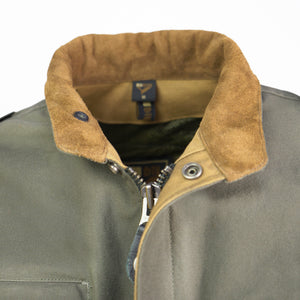 ByCity Zambia Men's Motorcycle Jacket - Green - Salt Flats Clothing