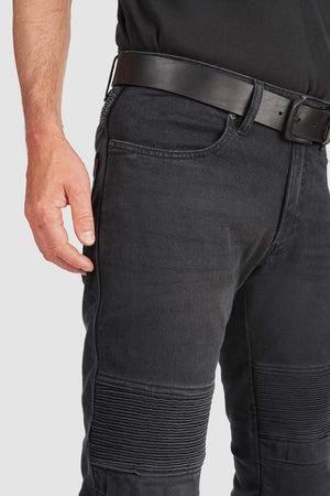Pando Moto Karl Devil AAA Men's Slim Jean - Black - Salt Flats Clothing