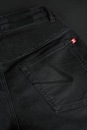Pando Moto Karl Devil AAA Men's Slim Jean - Black - Salt Flats Clothing