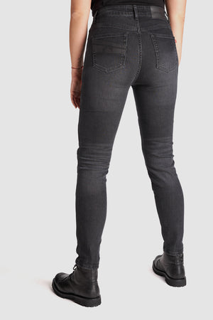 Pando Moto Kaya Ladies Slim Jean - Grey - Salt Flats Clothing