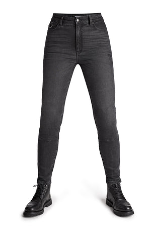 Pando Moto Kaya Ladies Slim Jean - Grey - Salt Flats Clothing