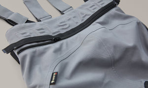 Belstaff Long Way Up Men's Long Way Trouser Gore-Tex Pro 3L Grey - Salt Flats Clothing