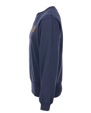 Pike Brothers 1945 Logo Sweater - Navy - Salt Flats Clothing