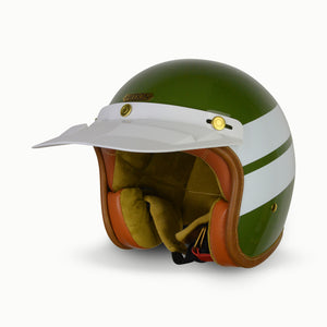 Hedon Motocross Peak - White - Salt Flats Clothing