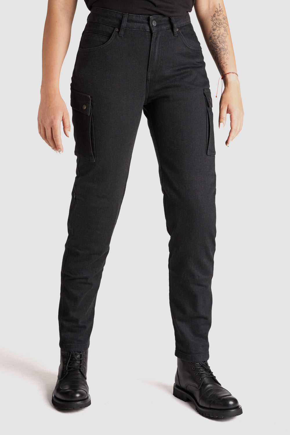 Pando Moto Mila Ladies Cargo - Black - Salt Flats Clothing