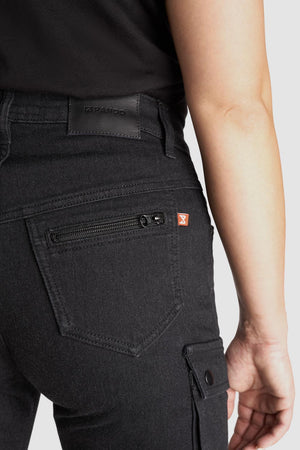 Pando Moto Mila Ladies Cargo - Black - Salt Flats Clothing
