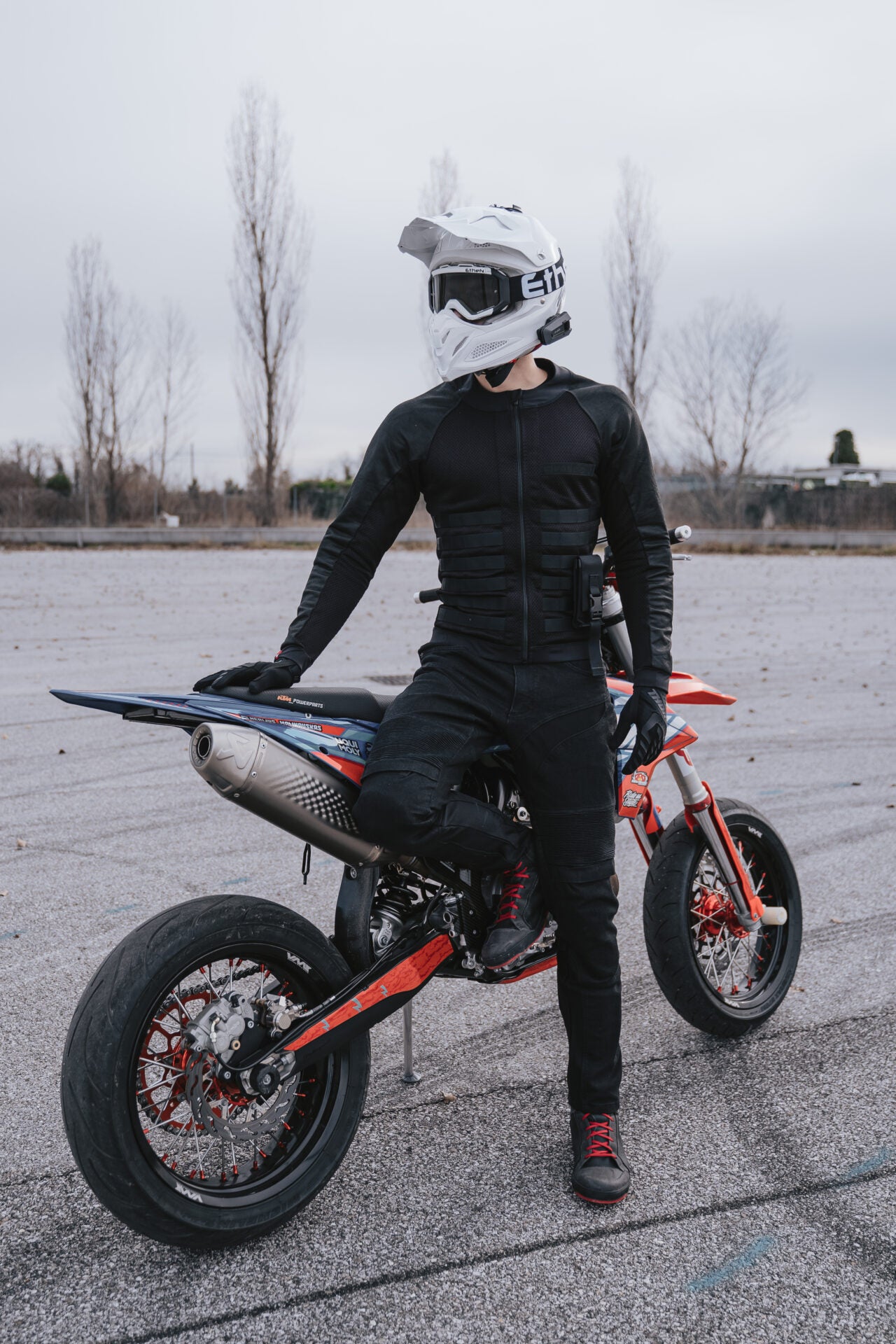 Pando Moto Commando UH Men's Protetive Under Shirt - Black - Salt Flats Clothing