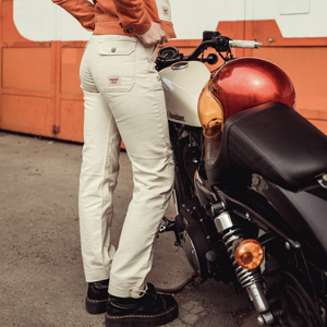 Wildust Sisters Overland Ladies Cargo Trousers - Ivory - Salt Flats Clothing