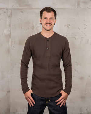 Pike Brothers 1936 Waffle Long Sleeve Top - Gilbert Brown - Salt Flats Clothing