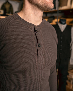 Pike Brothers 1936 Waffle Long Sleeve Top - Gilbert Brown - Salt Flats Clothing