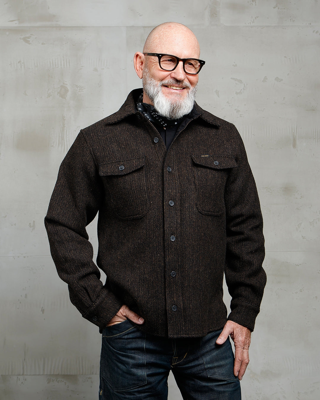Pike Brothers 1943 CPO Wool Shirt - Atlanta Brown - Salt Flats Clothing