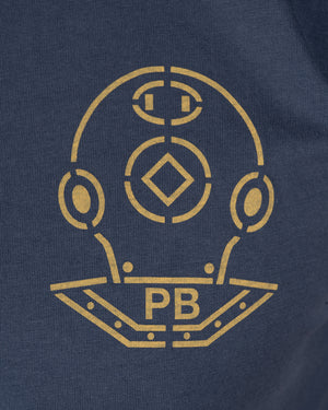 Pike Brothers 1969 Scuba Blue Sports Men's T'Shirt - Blue - Salt Flats Clothing