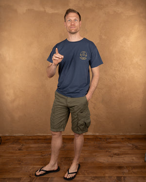 Pike Brothers 1969 Scuba Blue Sports Men's T'Shirt - Blue - Salt Flats Clothing