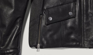 Belstaff Penrith Ladies Leather Jacket - Black - Salt Flats Clothing