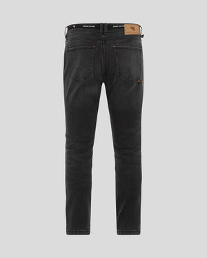Riding Culture Tapered Slim Men's Motorcycle Jeans - Black - Salt Flats Clothing