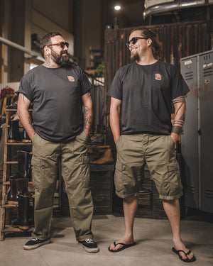 Pike Brothers 1969 Red Castle Logo Sports Tee - Salt Flats Clothing