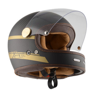 ByCity Roadster Carbon II Gold Strike Helmet Black R22.06 - Salt Flats Clothing