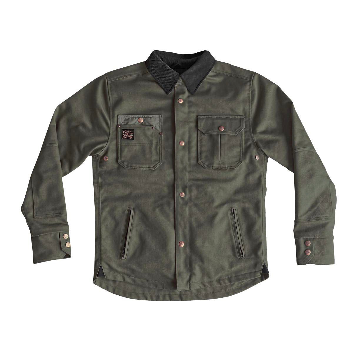 Age of Glory Runaway Riding Shirt - Dark Olive - Salt Flats Clothing