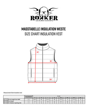 Rokker Insulation Vest - Black - Salt Flats Clothing