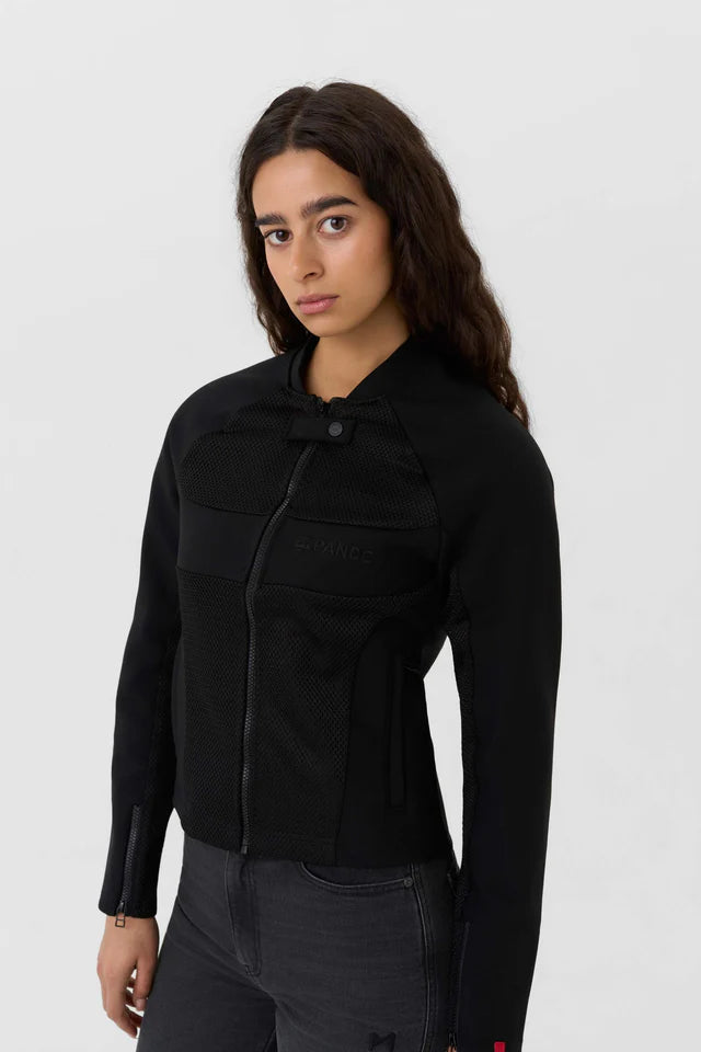 Pando Moto Stealth AAA Ladies Jacket - Black - Salt Flats Clothing