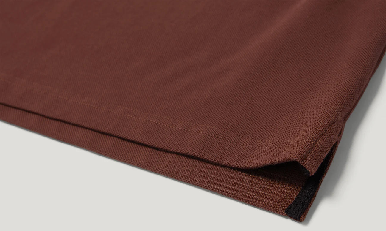 Belstaff Tipped Men's Polo T'Shirt - Oxblood - Salt Flats Clothing