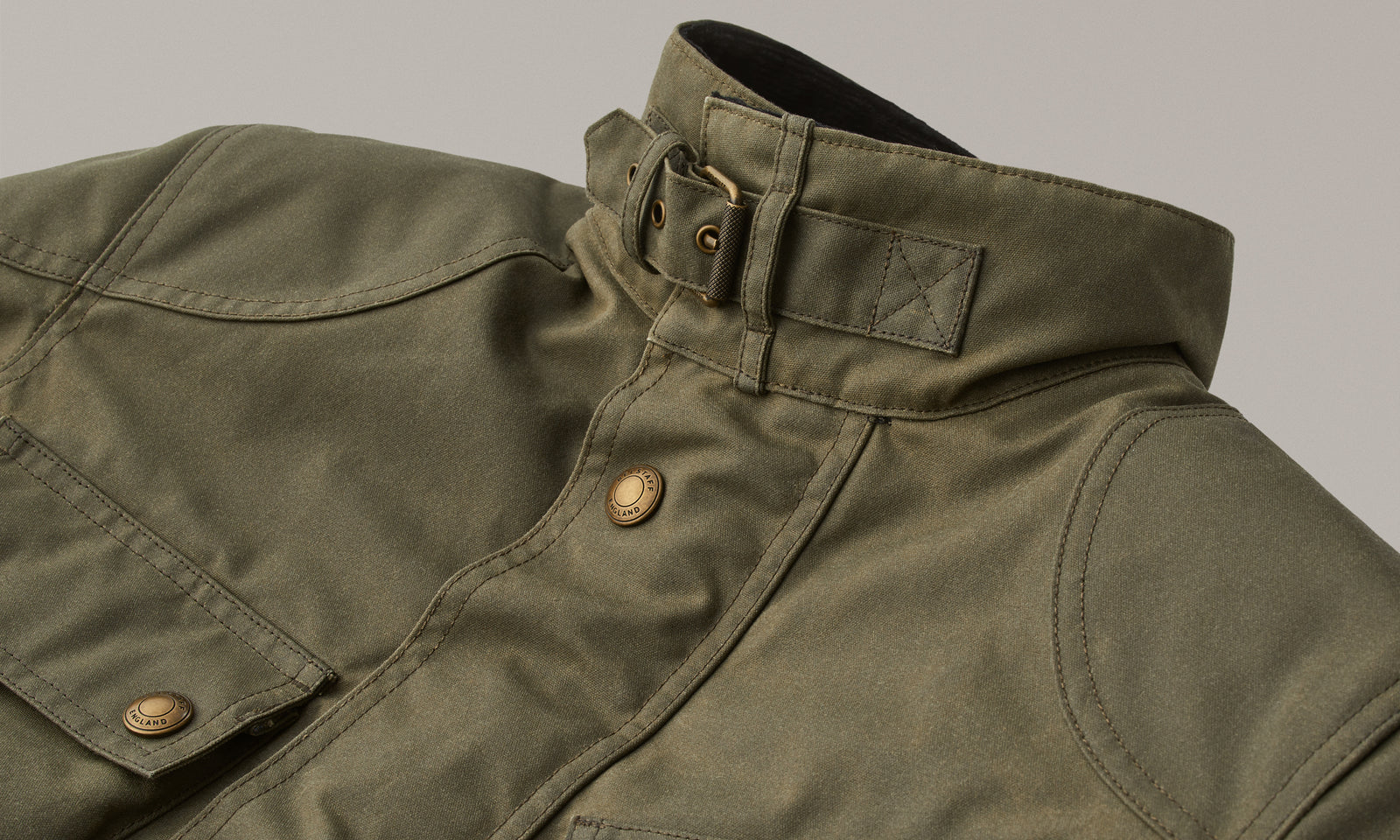 Belstaff Trialmaster Men's Waxed Cotton Jacket Ultracore 8oz - Olive - Salt Flats Clothing