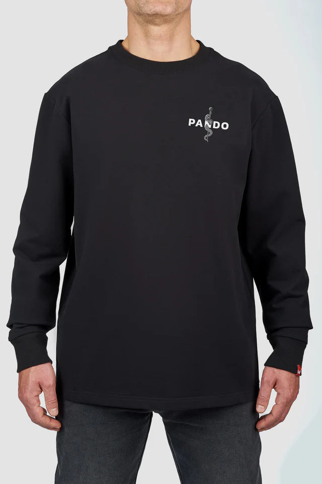 Pando Moto Tommy Pain Regular Fit Long Sleeve Unisex T'Shirt - Salt Flats Clothing