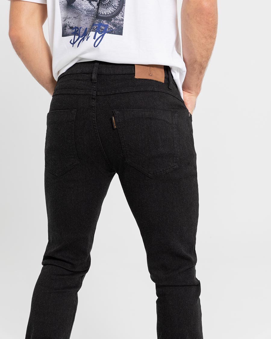 ByCity Bull Men's Motorcycle Jeans - Black - Salt Flats Clothing