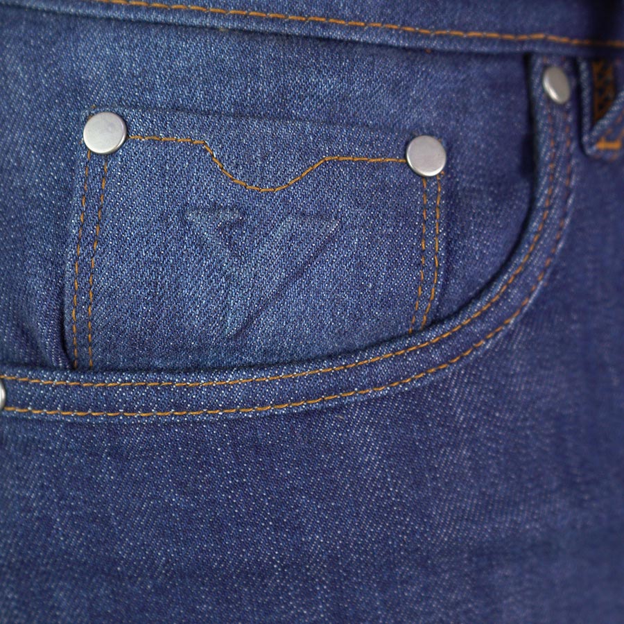 ByCity Bull Men's Motorcycle Jeans - Dark Blue - Salt Flats Clothing