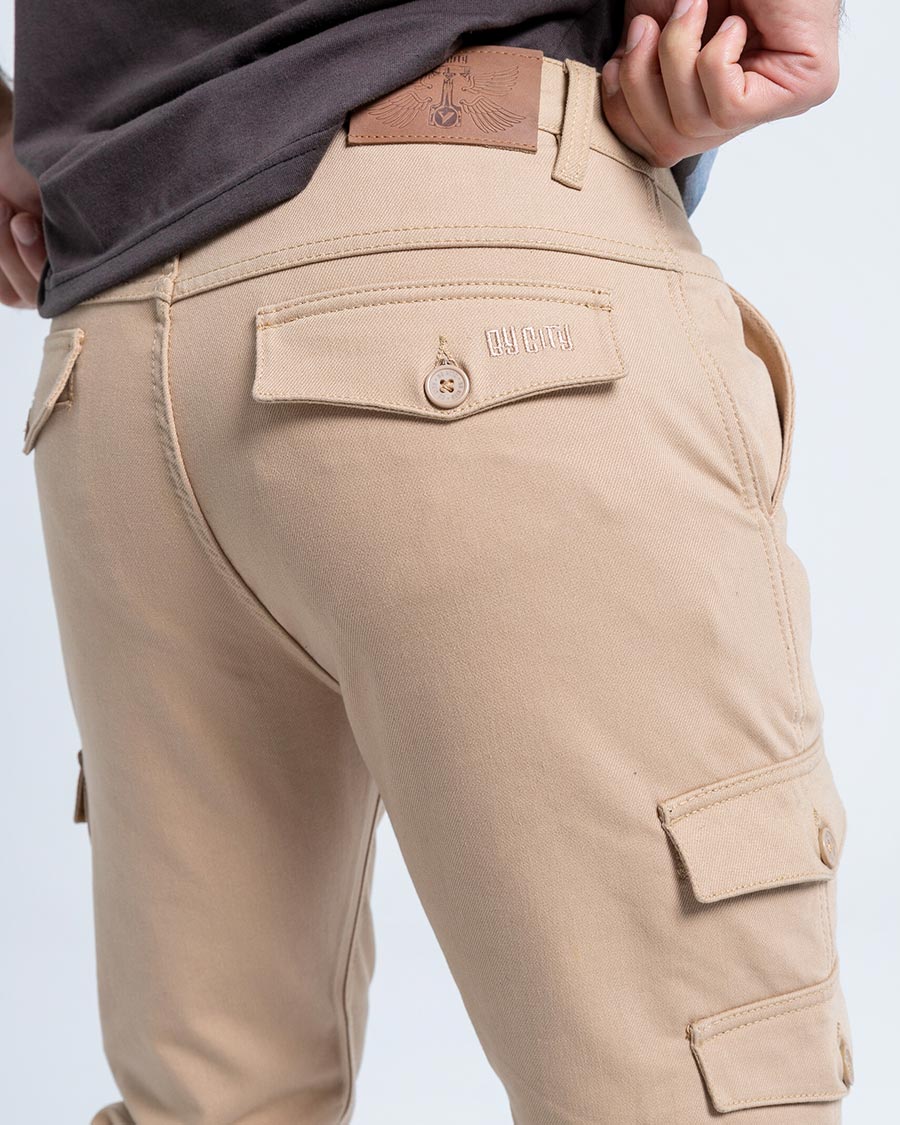 ByCity Mixed III Men's Motorcycle Cargo Pants - Brown - Salt Flats Clothing