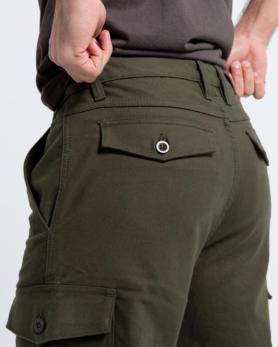 ByCity Mixed III Men's Motorcycle Cargo Pants - Green - Salt Flats Clothing