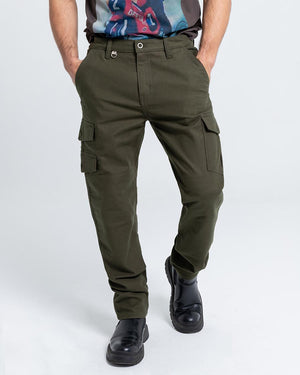 ByCity Mixed III Men's Motorcycle Cargo Pants - Green - Salt Flats Clothing