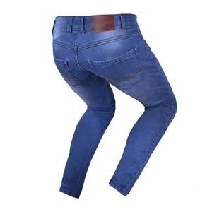 ByCity Route II Men's Motorcycle Jeans - Blue - Salt Flats Clothing