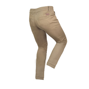 ByCity Docks Men's Motorcycle Chino Pants - Brown - Salt Flats Clothing