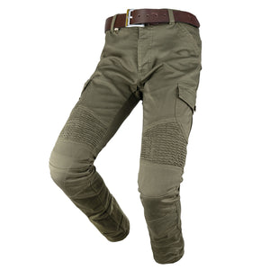 ByCity Mixed Slim III Men's Motorcycle Cargo Pants - Green - Salt Flats Clothing