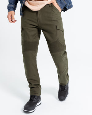 ByCity Mixed Slim III Men's Motorcycle Cargo Pants - Green - Salt Flats Clothing