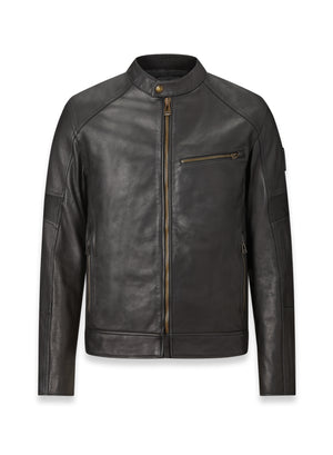 Belstaff Vanguard Men's Leather Jacket - Black - Salt Flats Clothing