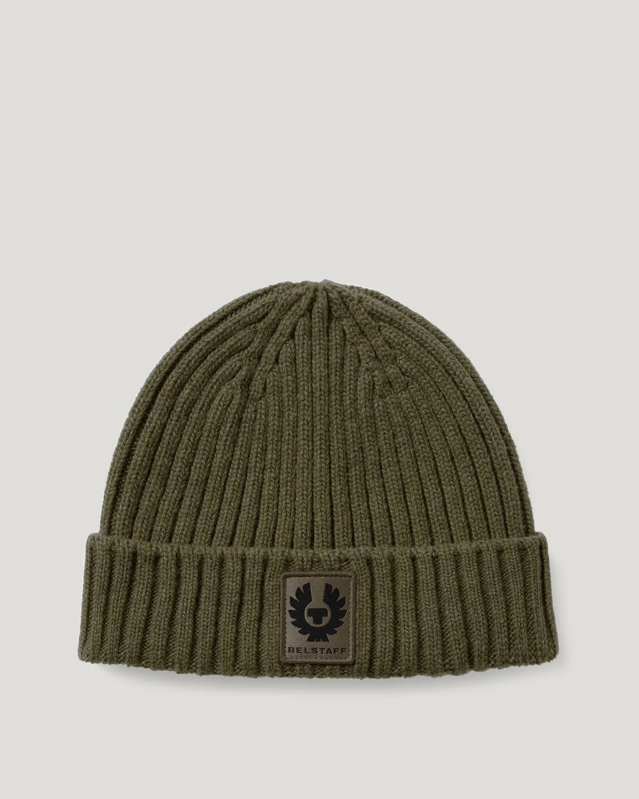 Belstaff Watch Beanie - Khaki Green - Salt Flats Clothing