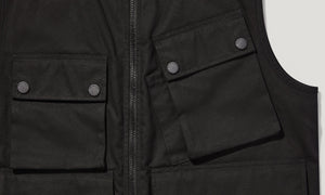Belstaff Windermere Waistcoat - Black - Salt Flats Clothing