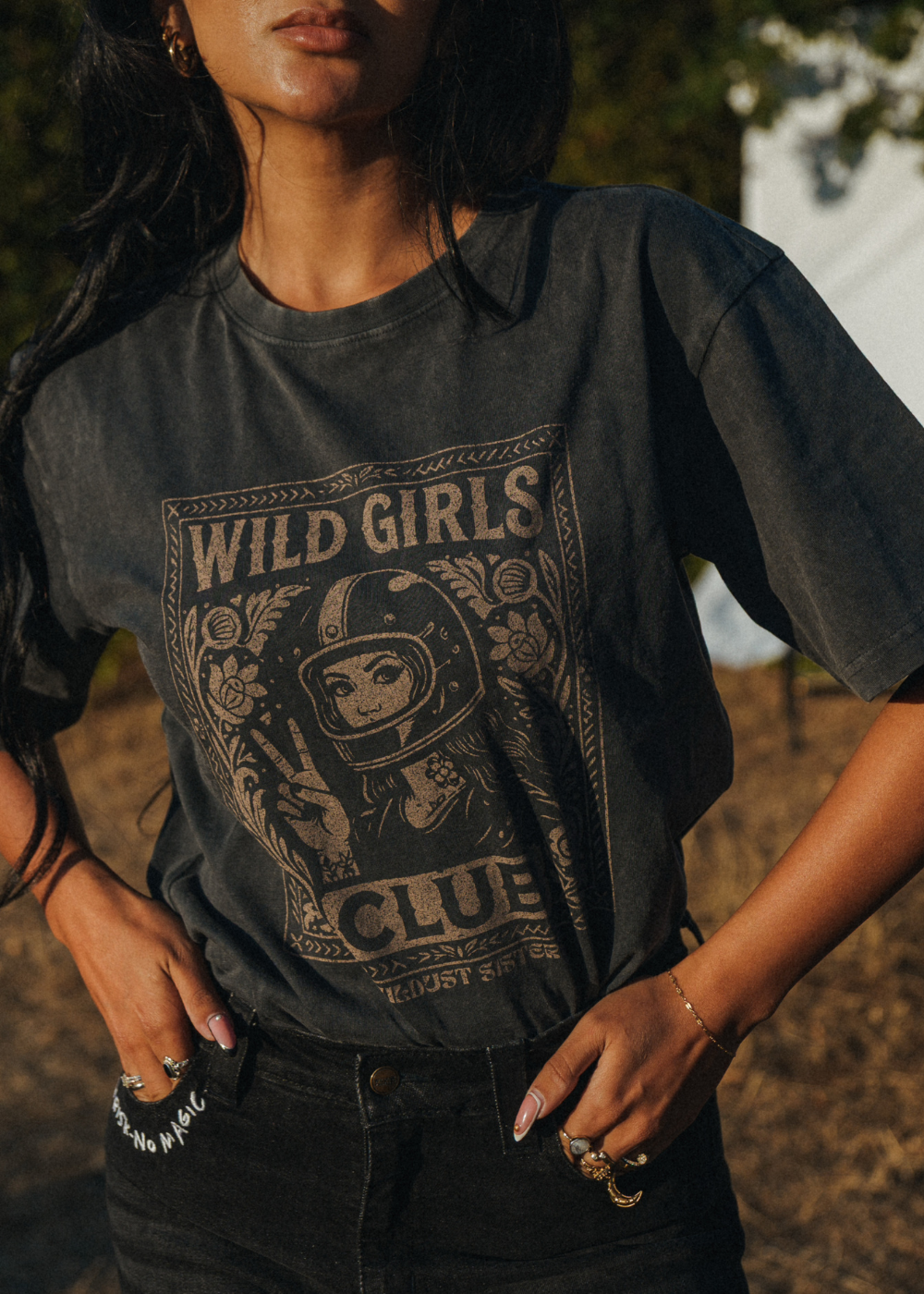 Wildust Sisters Wild Girls Club Ladies T'Shirt - Salt Flats Clothing