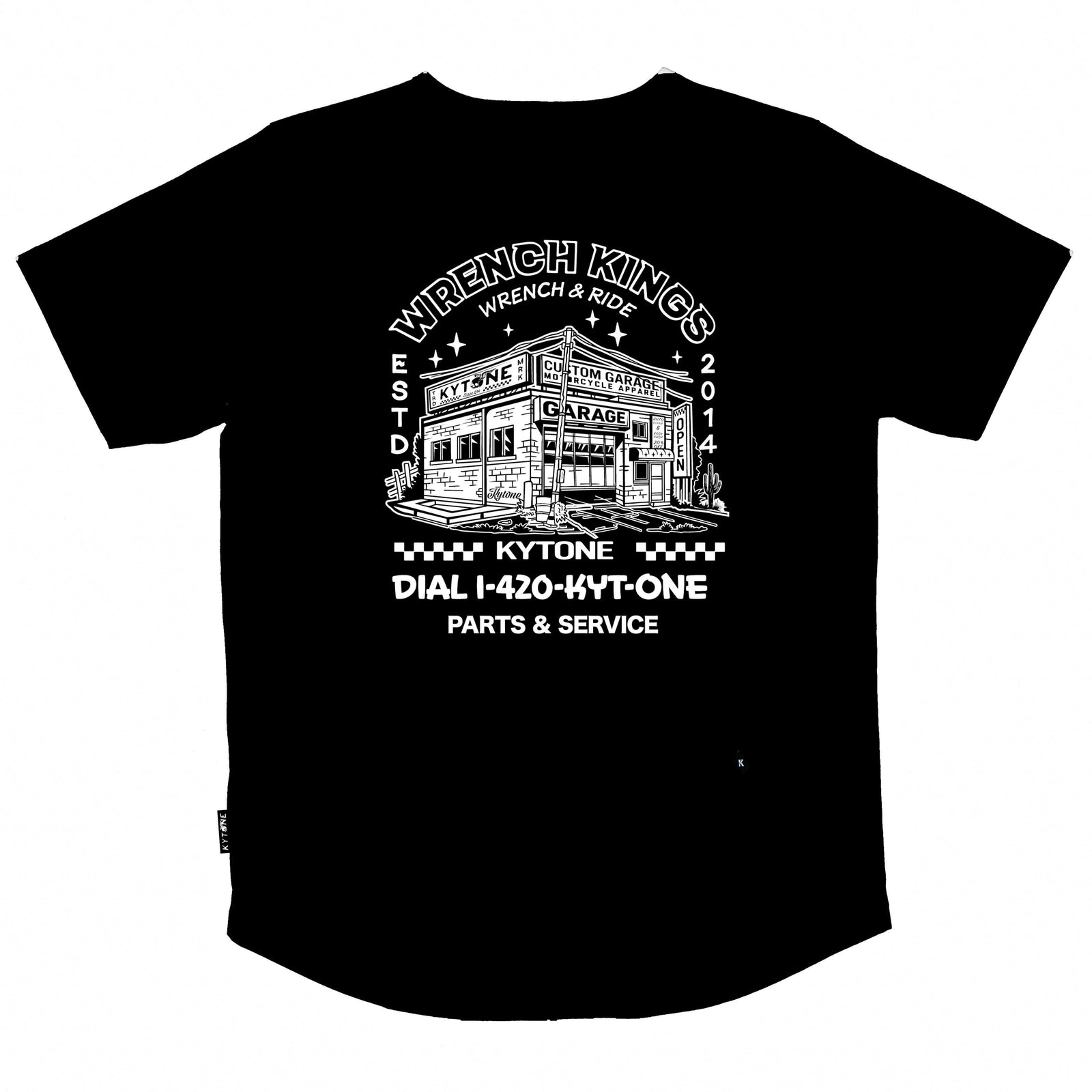 Kytone Wrench Kings Men's T'Shirt - Black - Salt Flats Clothing