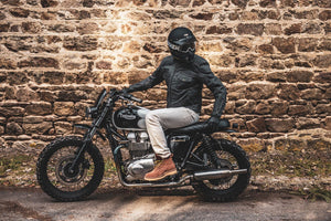 Age of Glory Worker Waxed Cotton Jacket - Raw Denim - Salt Flats Clothing