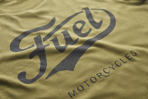 Fuel Motorcycles T'Shirt - Army - Salt Flats Clothing